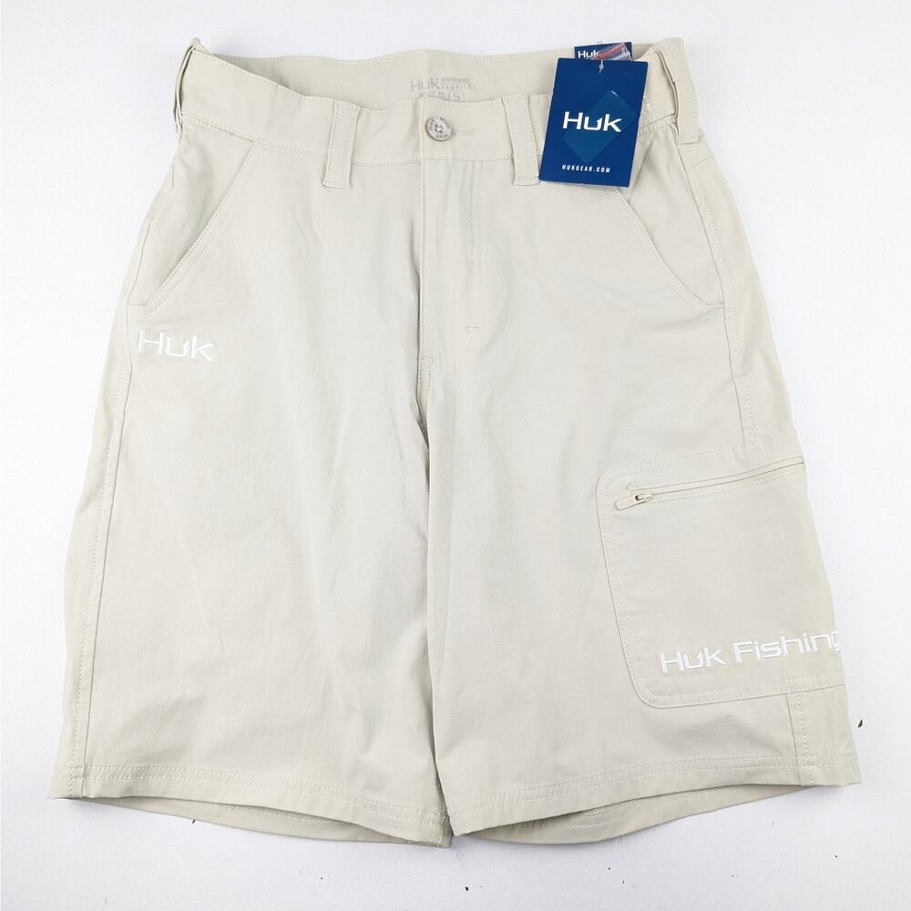 HUK Light Khaki Men's Shorts